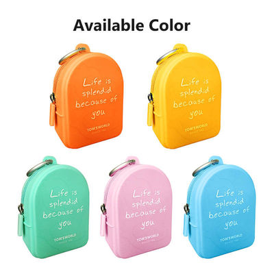 comprar Bolso de silicona sin fenol, impermeable, con cremallera, bolso de mochila de forma pequeña, bolso de silicona. online manufacture