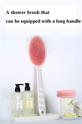 comprar El uso doméstico de silicona para la ducha, cepillado de doble cara de caucho, herramientas de limpieza de silicona para el masaje de espalda online manufacture