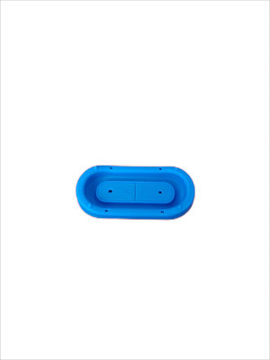 comprar Altavoz azul personalizado con accesorios metálicos envueltos en silicona, diafragma del altavoz para mejorar los accesorios de efecto de sonido online manufacture