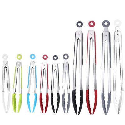 comprar Utiliarios de cocina de silicona - Encapsulas de cocina 11/15 pulgadas Encapsulas de silicona resistentes al calor con acero inoxidable online manufacture