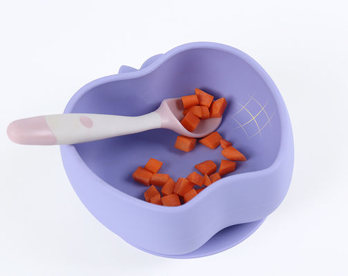 Tazas de succión de silicona para bebés sin bisfenol A Alimentos complementarios de silicona para niños