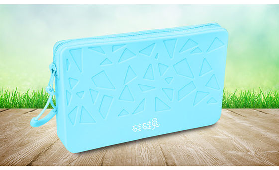 Cuadro pequeño organizador de silicona impermeable bolso de almacenamiento cosmético portable de gran capacidad