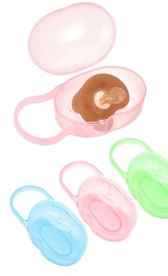 100% chupete de silicona suave de una pieza para bebés de 6 a 16 meses