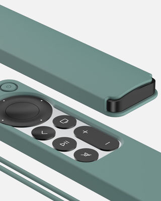 Adecuado para el control remoto de Apple TV Manga protectora de silicona anticaída y manga protectora de silicona a prueba de polvo