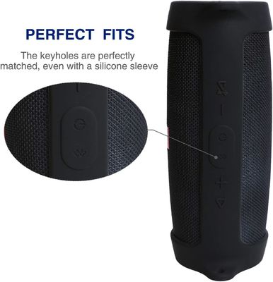 Cubierta protectora de Bluetooth del silicón anticolisión multifuncional del altavoz para la cubierta de silicona suave portátil del altavoz