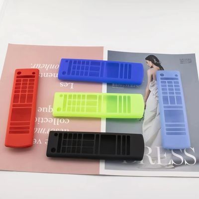 Compatible con el control remoto del televisor cubierta protectora de silicona a prueba de polvo y protección contra caídas de almacenamiento