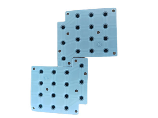 Se ha personalizado con conductividad botones de caucho de silicona, tapas de caucho de carbono conductor, botones de panel de equipo conductor