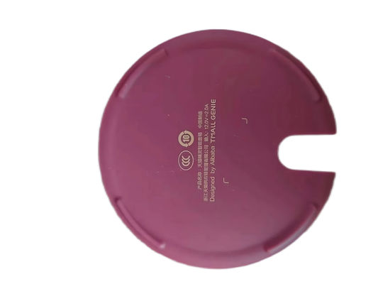 Pad de aislamiento de altavoces circulares personalizados Pad inteligente de altavoces Bluetooth Silicona pantalla impresa de fuente Pad antivibración