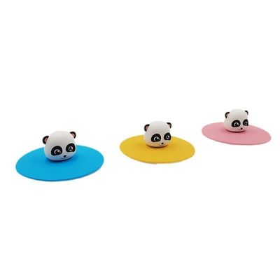 Reutilizable Cartoon Cup tapa de silicona a prueba de polvo fácil de limpiar y BPA libre de material característica