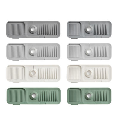Cubierta de lavadoras de silicona con manija de bandeja de cocina utensilios de cocina fregadero de lavado de platos jabón esponja soporte accesorios de soporte de herramienta pequeña