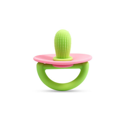 El juguete de los dientes de cactus del bebé es adecuado para los dientes de los dientes de picazón del bebé Los juguetes blandos no contienen bisfenol A orgánico natural