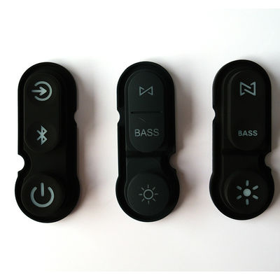 Accesorios de altavoces personalizados de fábrica con botones de silicona Bluetooth Altavoces teclados teclado teclados de silicona