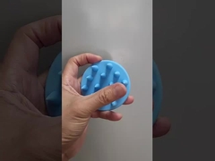 Masajeador de cabello de silicona, champú, cepillo para el cabello, cepillo para el cabello con cerdas de silicona suaves, cepillo para la cabeza